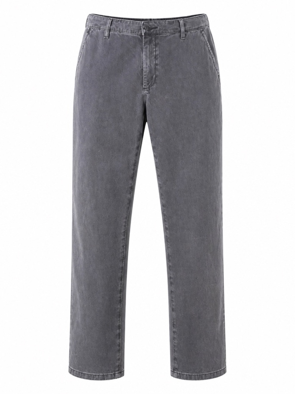 Ag Adriano Goldschmied Washed Grey Straight Jeans Women